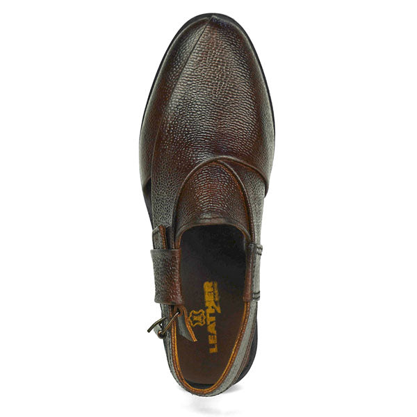 Onxy Textured Peshawari Chappal