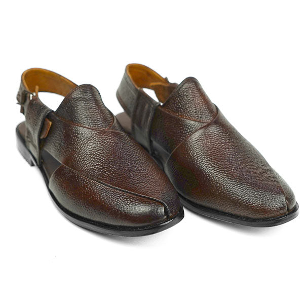 Onxy Textured Peshawari Chappal