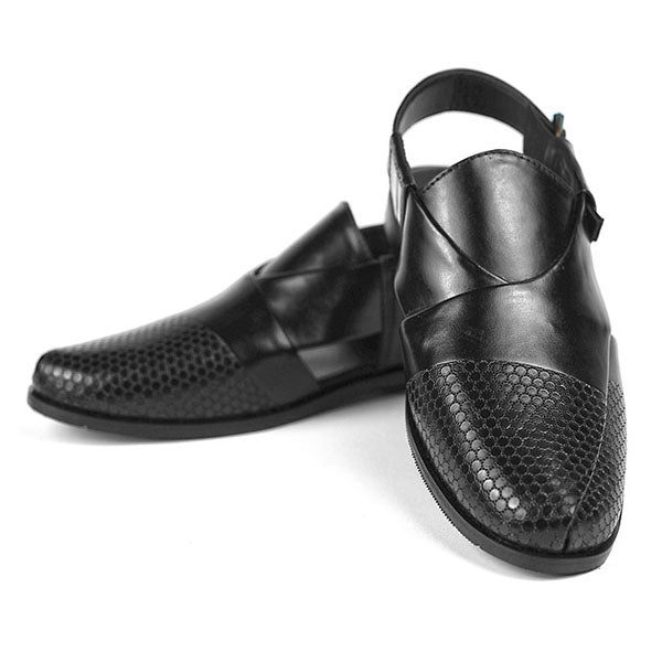 Textured Heritage Peshawari Chappal