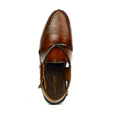 Textured Heritage Peshawari Chappal