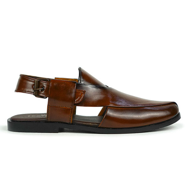 Classic Tan Peshawari Chappal