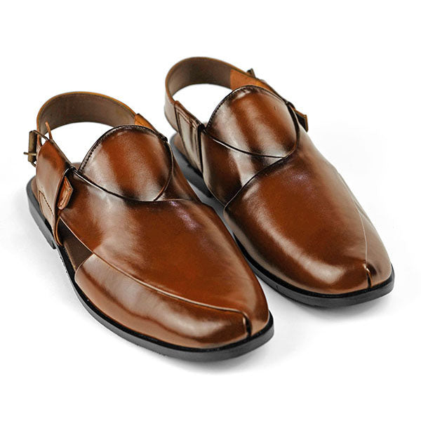 Classic Tan Peshawari Chappal