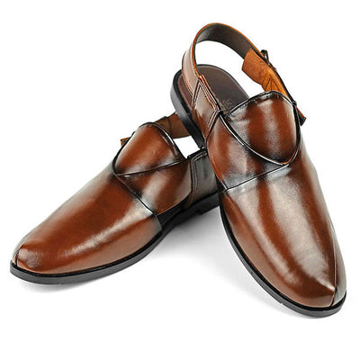 Classic Tan Peshawari Chappal