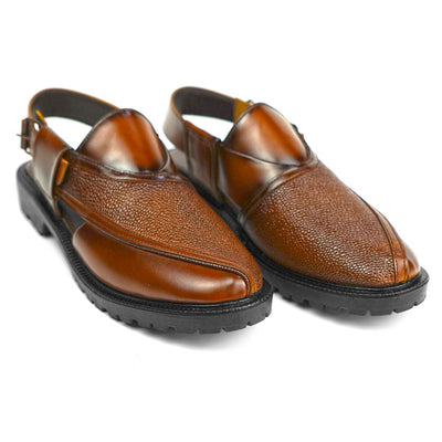 Textured Peshawari Chappal